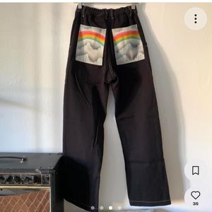 Big Bud Press Rainbow Airbrush Pockets Work Pants